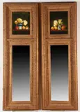 Martha Robbins Kellar, A Pair: "Fruit and Flowers" and "Golden in the Light I & II,", Oil on panel