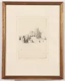 Don Swann, Henderson's Castle, Pencil signed, dated and numbered (62/300)