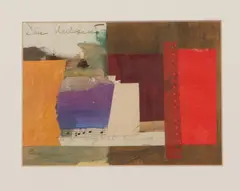 Henry H. Rayburn, December Music, Mixed media on paper