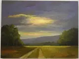 George H. Grimm, Late September Sun, 2019, Oil on board