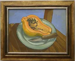 Joseph Radoccia, Papaya in Madagascar, 2006, Oil on canvas