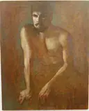 Wade Reynolds, Male Nude, 1965, [LGBTQ+ INTEREST], Oil on canvas