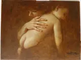 Wade Reynolds, Mother and Child, 1965, Oil on canvas