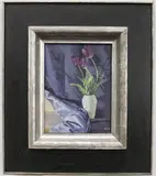 Sarah Sedwick, Purple Tulips, circa 2012, Oil on Canvas