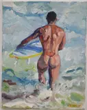 Steven Clayton Corry, Untitled, 2014, [LGBTQ+ INTEREST], Oil on Canvas