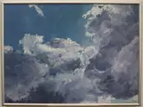 Connie Schaertl, Partly Cloudy Afternoon, Oil on board