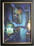 Nebojsa Zdravkovic, Two Sources of Light, 2012, [LGBTQ+ INTEREST], Oil on canvas