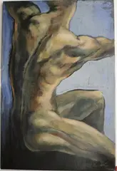 Silvia Vassileva, Torso, [LGBTQ+ INTEREST], Oil on canvas