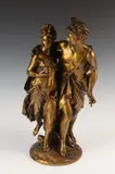 Jean-Louis Grégoire, Hermes (Mercury) leading Pandora to Epimetheus, Bronze