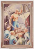 Ann Jones, The American Worker, Oil on canvas