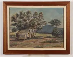 Early Spring by R. Elkins, Oil on board, offered Sep 2022