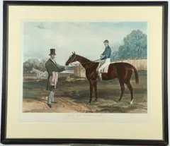 Harry Hall, Daniel O'Rourke, circa 1852, Colored engraving by John Harris (English, 1811-1865)