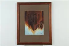 Personaje Prehispanico by Zaul Pena, 1981, Mixed media on paper, offered Sep 2022