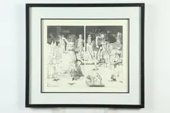 Washington Iza, Cochasqui, 1984, Pencil signed at base
