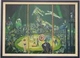 Marcelo Tejada, Circo Verde (Green Circus), 1978, Oil on canvas
