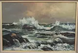 Jacob Nussbaum, Seascape, Oil on canvas