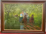 Karel Dohnálek, Balkan Wedding Scene, Oil on canvas