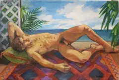Richard Taddei, Untitled, Bertrand, 2012, [LGBTQ+ INTEREST] Oil on canvas