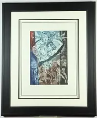 Medusa by Alfred Alexander Gockel, Limited edition etching with aquatint numbered 19, sold Sep 2022