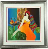 Itzchak Tarkay, Colorful Pose