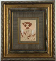 Csaba Markus, Bella Angellina, circa 2018, Ink signed and numbered at base