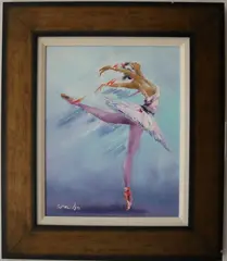 Victor Spahn, Prima Ballarina, Oil on canvas