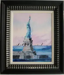 Victor Spahn, Statue of Liberty: Standing Tall, 2013, Oil on canvas
