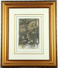 Scott Jacobs, All Original, circa 2014, Etching is hand painted with watercolor