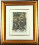 Scott Jacobs, All Original, circa 2014, Etching is hand painted with watercolor