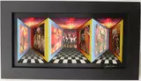 Dominic Pangaborn, Indians, 2013, Three-dimensional serigraph art