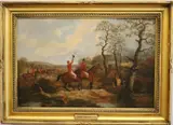 Dean Wolstenholme Sr, At the Hunt, Oil on canvas