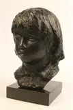 Pierre-Auguste Renoir, Coco, circa 1907-08, Bronze bust with a foundry stamp likely by Valsuani