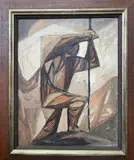 Augusto Marin, Untitled (the Field Worker), 1961, Oil on board