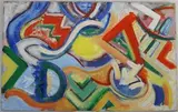 Joyce Cole, Untitled Abstract, 1995, Acrylic on canvas