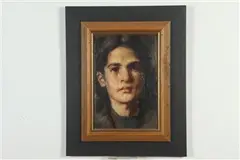 Frederick Roth, A Young Lady, Oil on Canvas-board