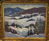 Arthur P. Loysen, Vermont Hills, Oil on canvas