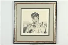 Alexander de Canedo, Saint George, 1932, Pencil drawing