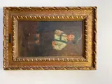Carl Watzelhan, Boy Wearing Lederhosen, 1903, Oil on board