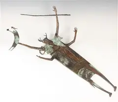 Bill Worrell, Shaman, 2011, Bronze sculpture with verso signature and annotation: "June 8, 2011 4:39pm."