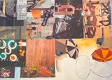 Robert Rauschenberg, Most Distant Visible Part of the Sea / Umbrellas, 1983, Pencil signed and dated "Rauschenberg AP 83" at base
