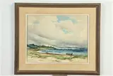 John Cuthbert Hare, Coastal View, Watercolor on paper