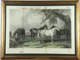 William Barraud, Off Duty, Colored engraving