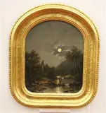 Full Moon by English School, Oil on board, sold Nov 2022