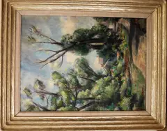 Abraham Harriton, Landscape, Oil on Canvas
