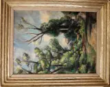 Abraham Harriton, Landscape, Oil on Canvas