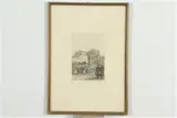 G.B. Mirri, Roma: Mercato Campo de' Fiori, Pencil titled, numbered and signed at base