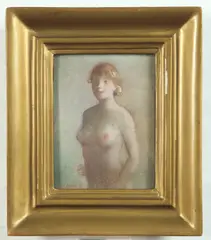 Bohumil Ullrych, Divka, 1932, Pastel on board