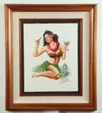 Garry Palm, Martini Girl, 2005, Watercolor on paper