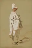 Untitled by Paul Gavarni aka Sulpice Guillaume Chevalier, watercolour and bodycolour 31 x 21cm Provenance: Anon. sale, sold Oct 2022