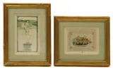 Sara Midda, Untitled, watercolour 5.5 x 7cm and 9 x 5cm (2)